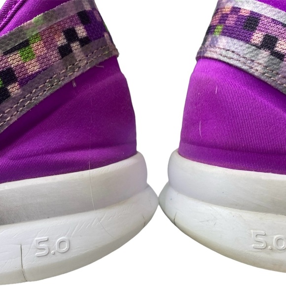 Nike Free TR Fit 5 Womens Sz 8 Running Shoe Purple / Black / Green Lightweight - Picture 9 of 15